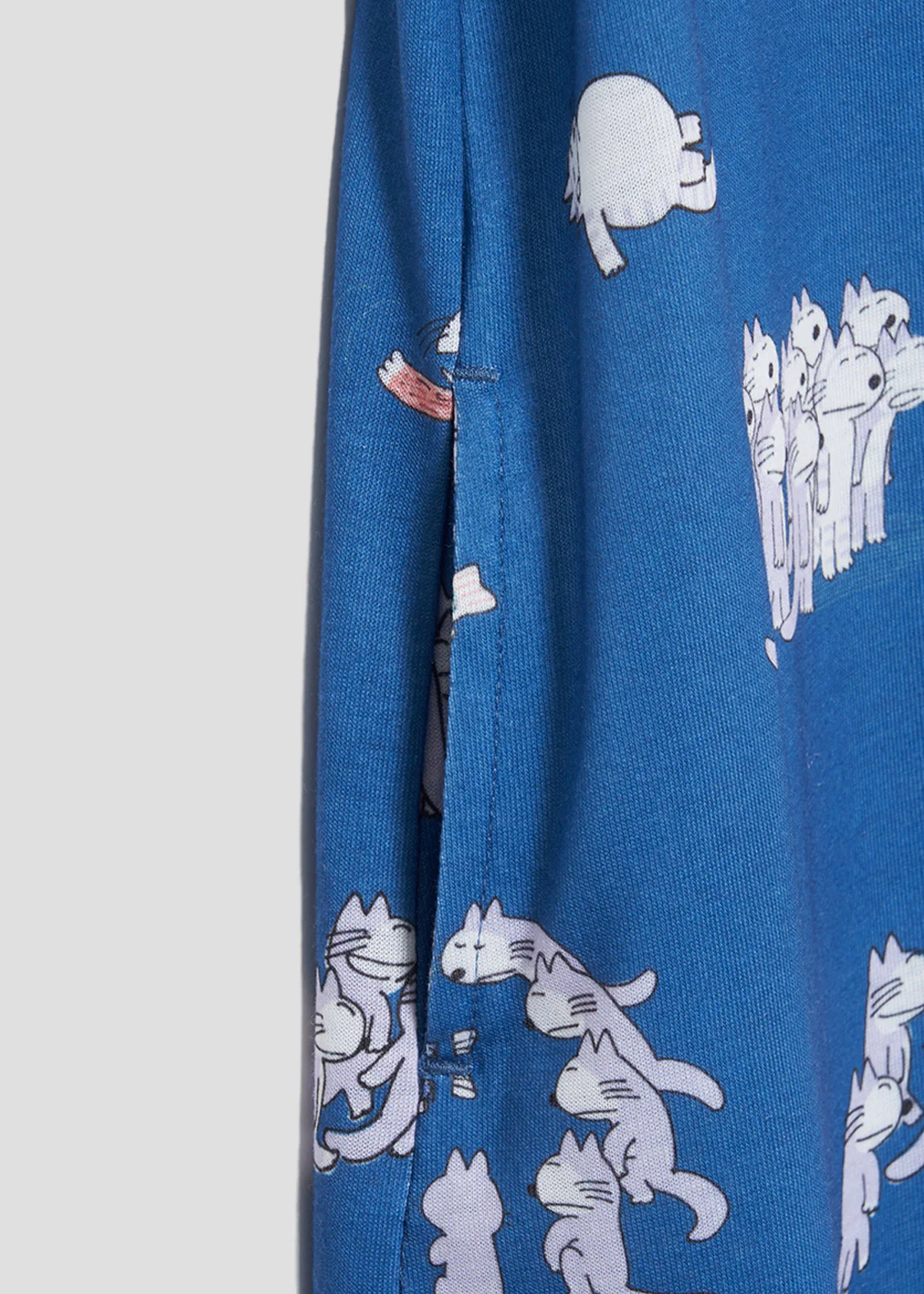 11 Piki no Neko Sailor Short Sleeve One-Piece (11 Piki no Neko_11 Piki no Neko Pattern) - Image 6