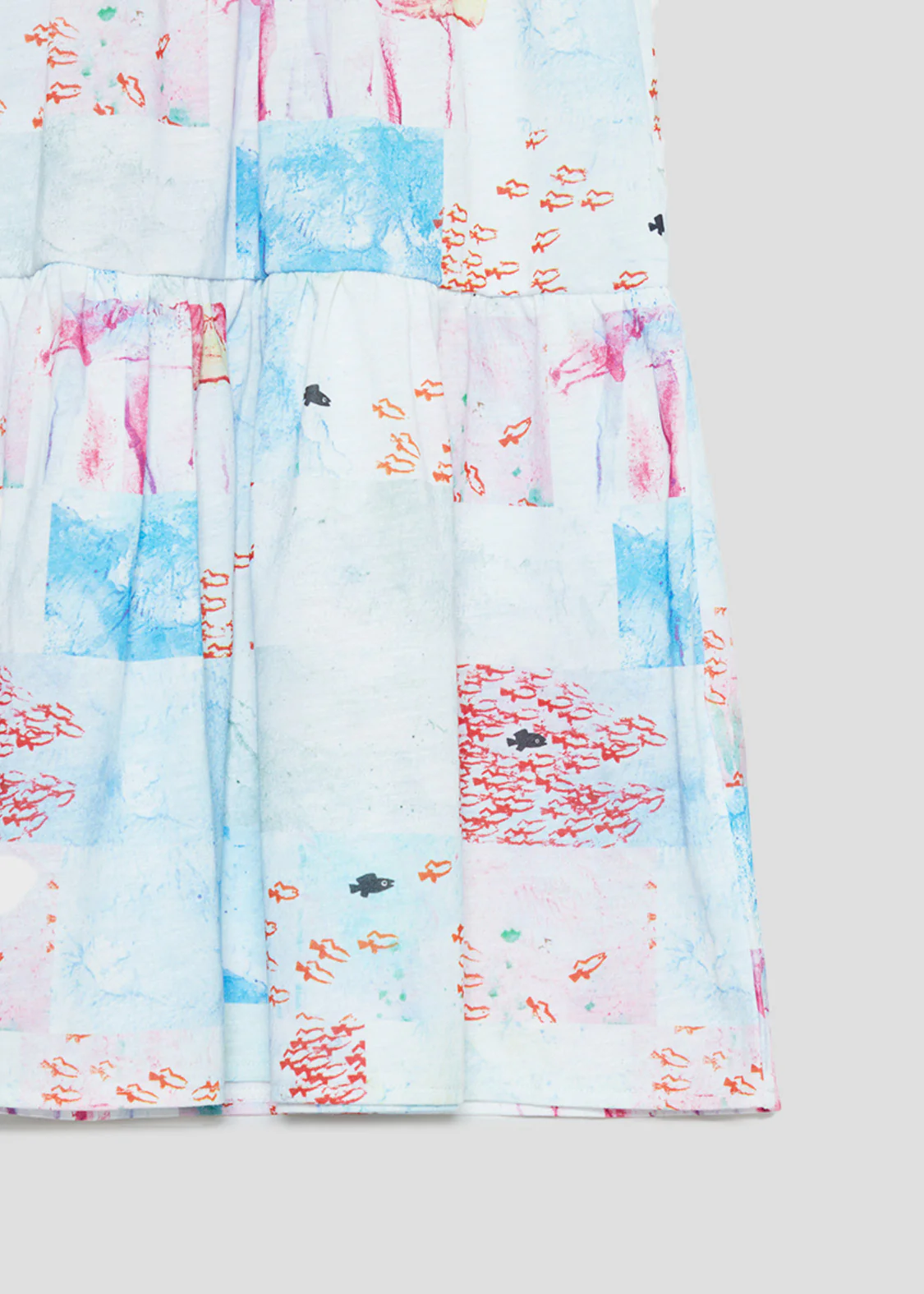 Leo Lionni Tiered Sleeveless One-Piece (Leo Lionni_Swimmy Border) - Image 6