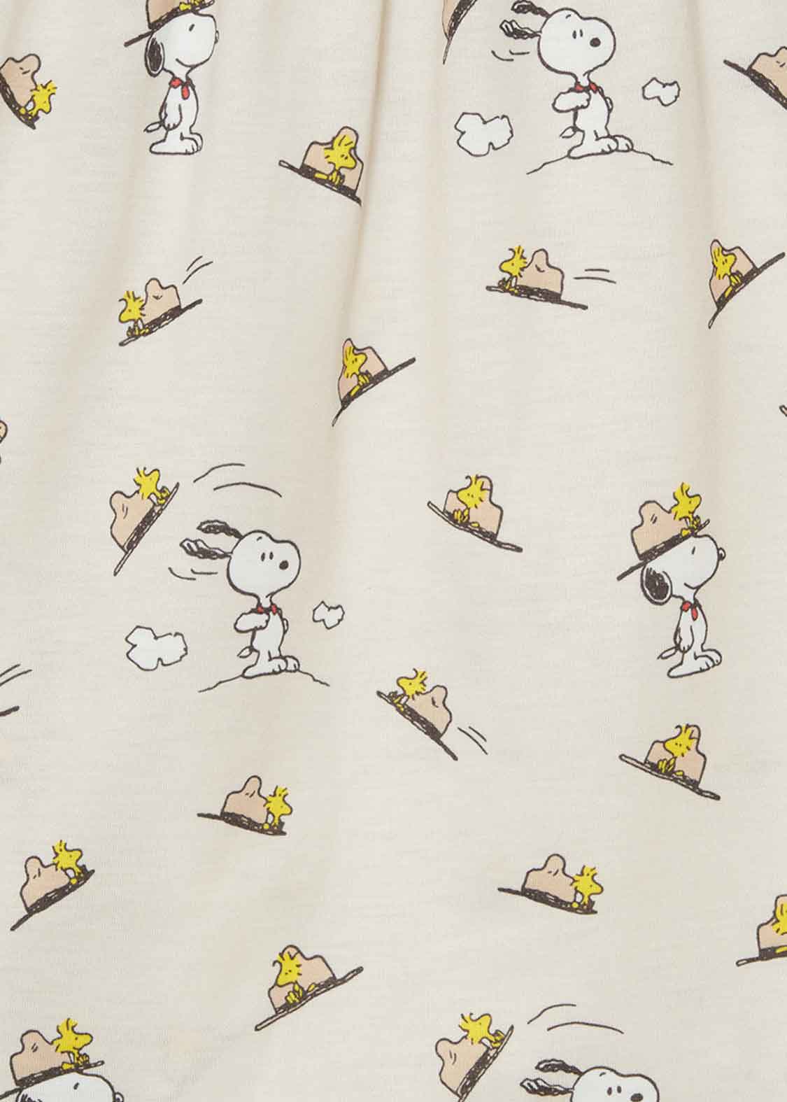 Peanuts Sleeveless Frill A line One-Piece  (Peanuts_Hat Pattern) - Kids - Image 5