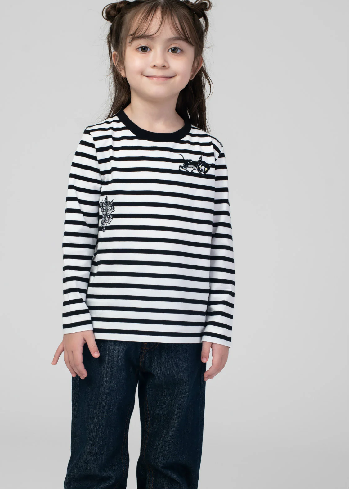 Hans Fischer Long Sleeve Tee (Hans Fischer_Family Stripes) - kids - Image 10