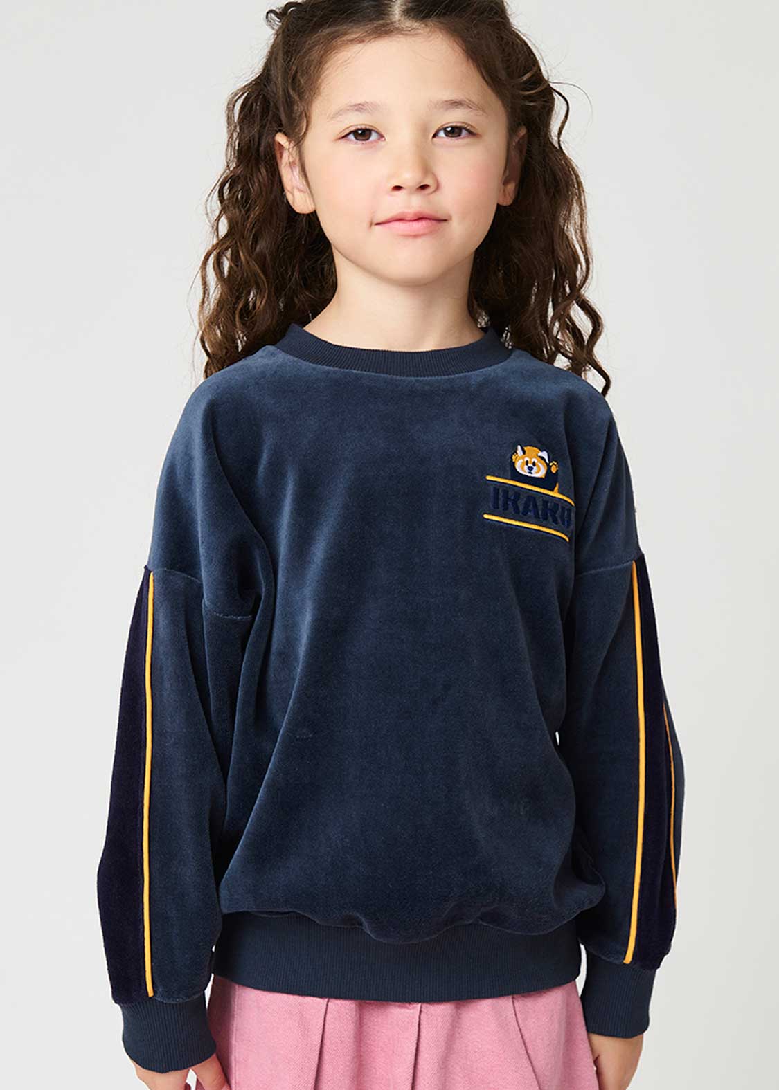 Velour Big Long Sleeve Sweat (Ikaku) - Kids - Image 7