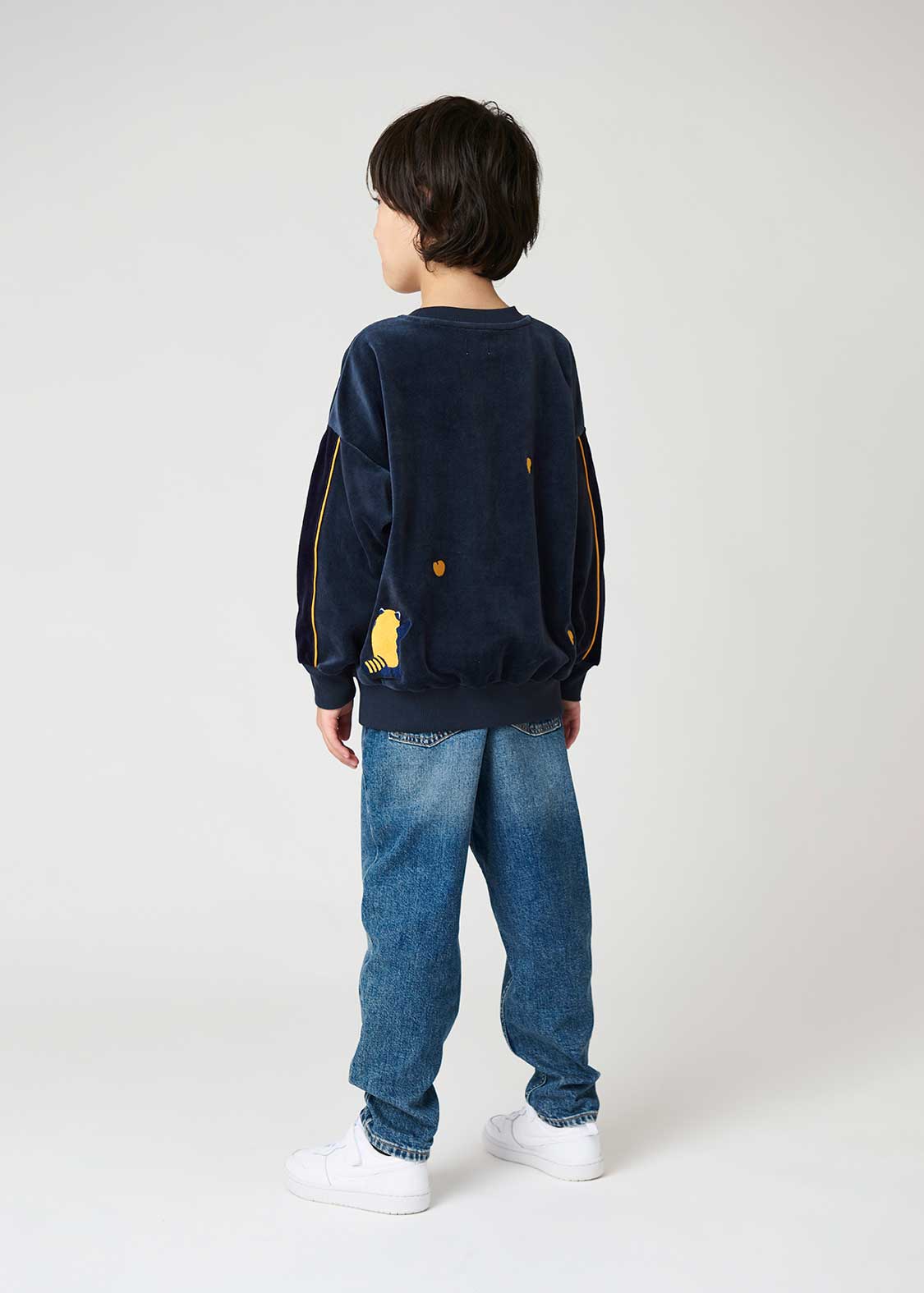 Velour Big Long Sleeve Sweat (Ikaku) - Kids - Image 9
