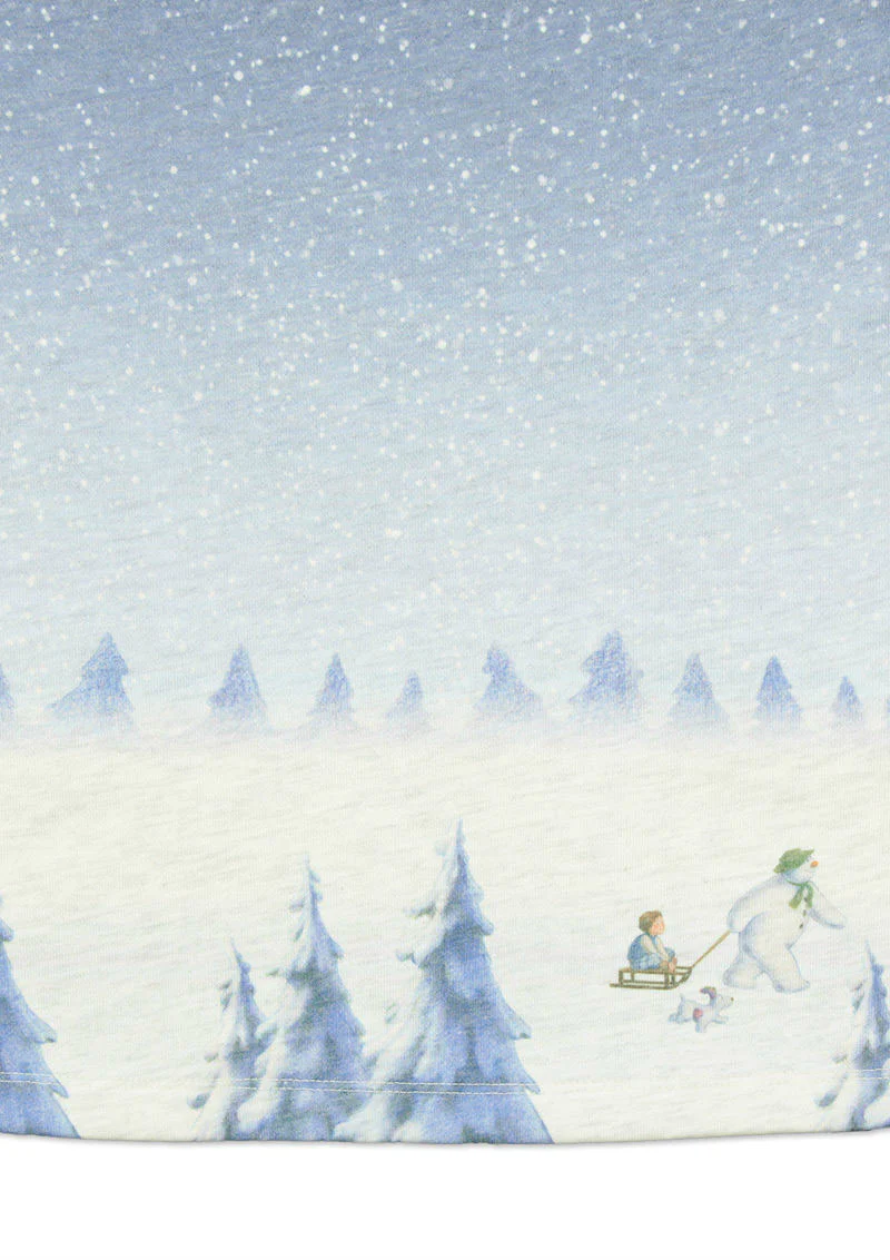 The Snowman Short Long Sleeve Sweat One-Piece (The Snowman_Snow Forest) - Image 3
