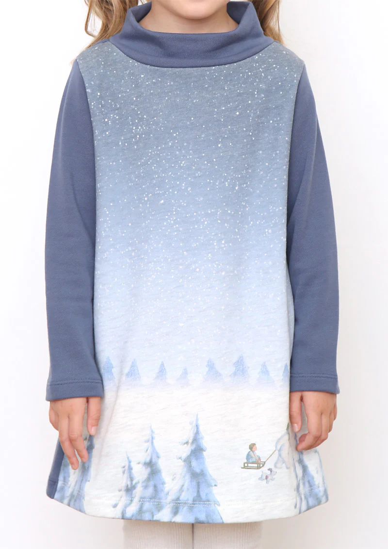 The Snowman Short Long Sleeve Sweat One-Piece (The Snowman_Snow Forest) - Image 8
