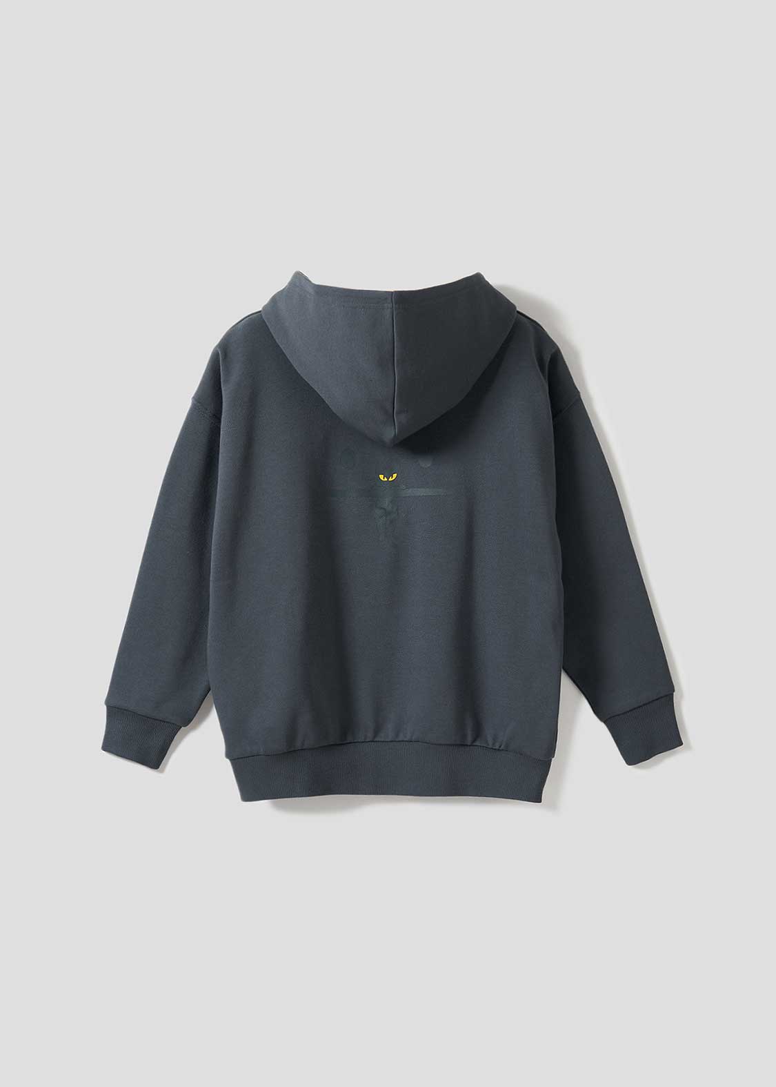 Big Silhouette Long Sleeve Parka (Nekokaburi Beautiful Shadow) - Kids - Image 3