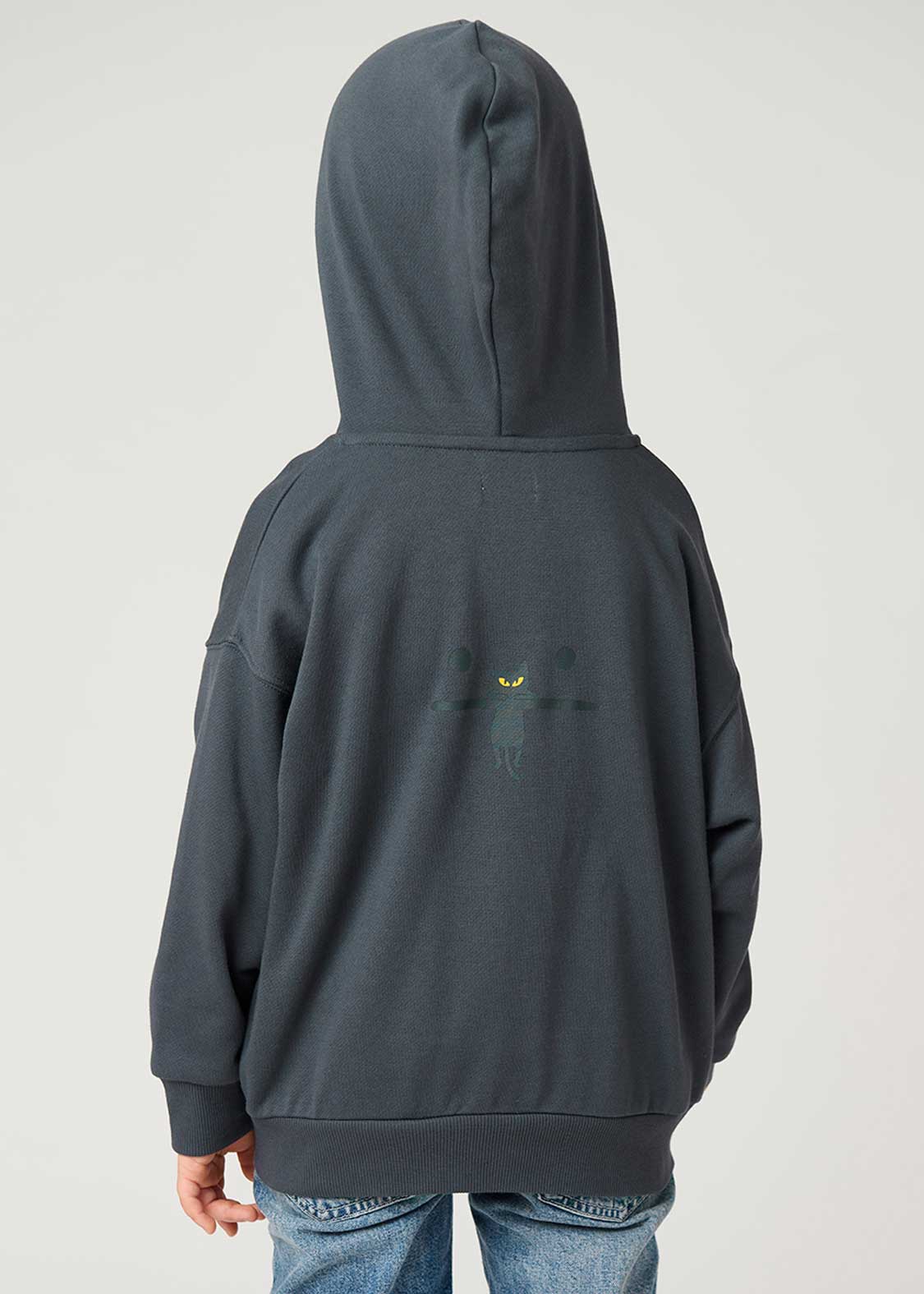 Big Silhouette Long Sleeve Parka (Nekokaburi Beautiful Shadow) - Kids - Image 8
