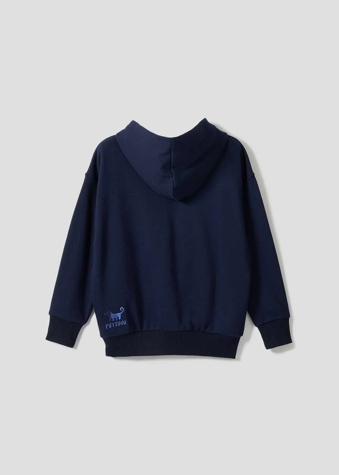 Big Silhouette Long Sleeve Parka (Nagasugiru Inu) - Kids - Image 3