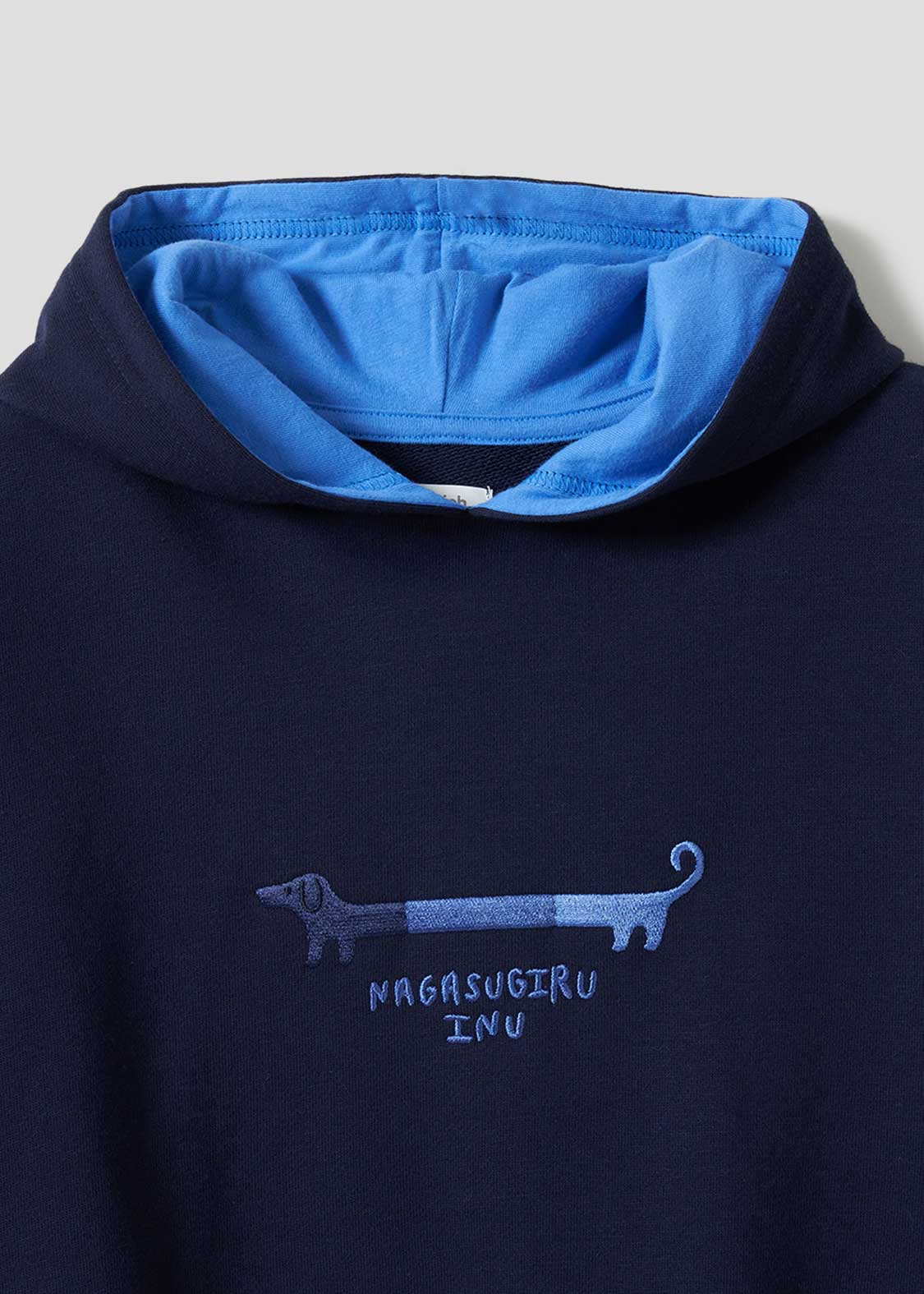 Big Silhouette Long Sleeve Parka (Nagasugiru Inu) - Kids - Image 4