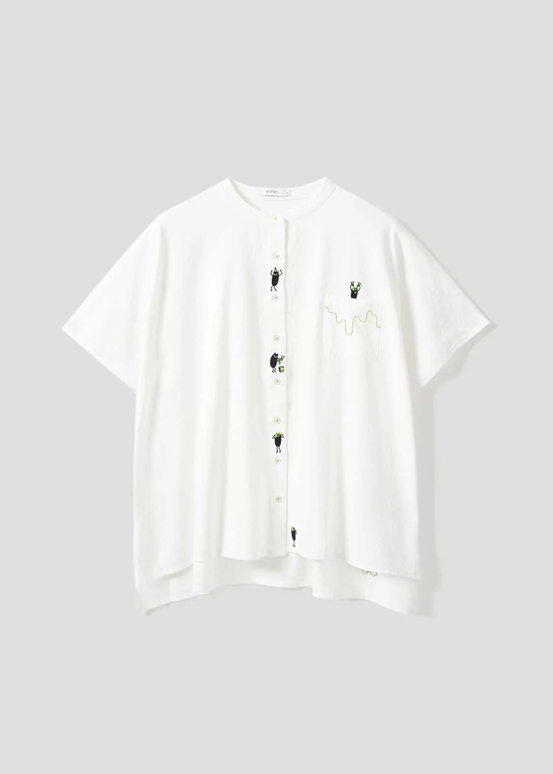 Box Silhouette Short Sleeve Shirt (Beautiful Shadow Creature)