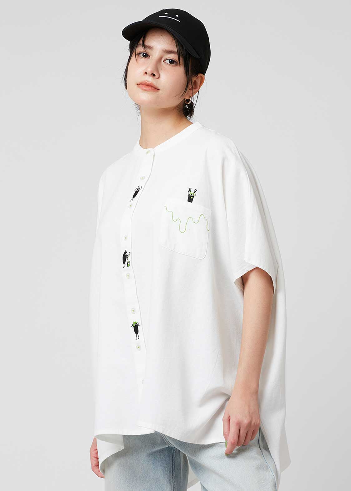 Box Silhouette Short Sleeve Shirt (Beautiful Shadow Creature) - Image 10
