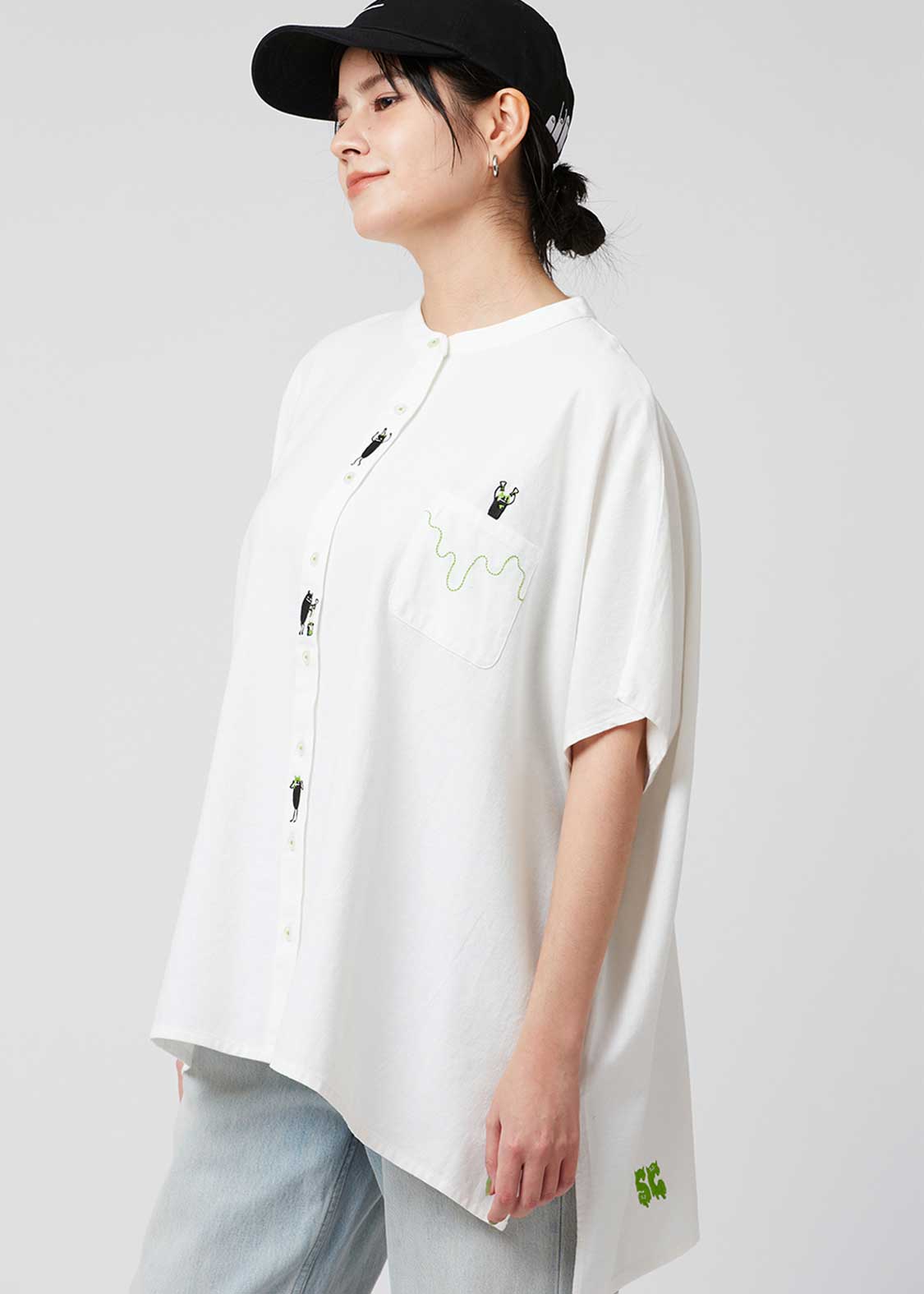 Box Silhouette Short Sleeve Shirt (Beautiful Shadow Creature) - Image 7
