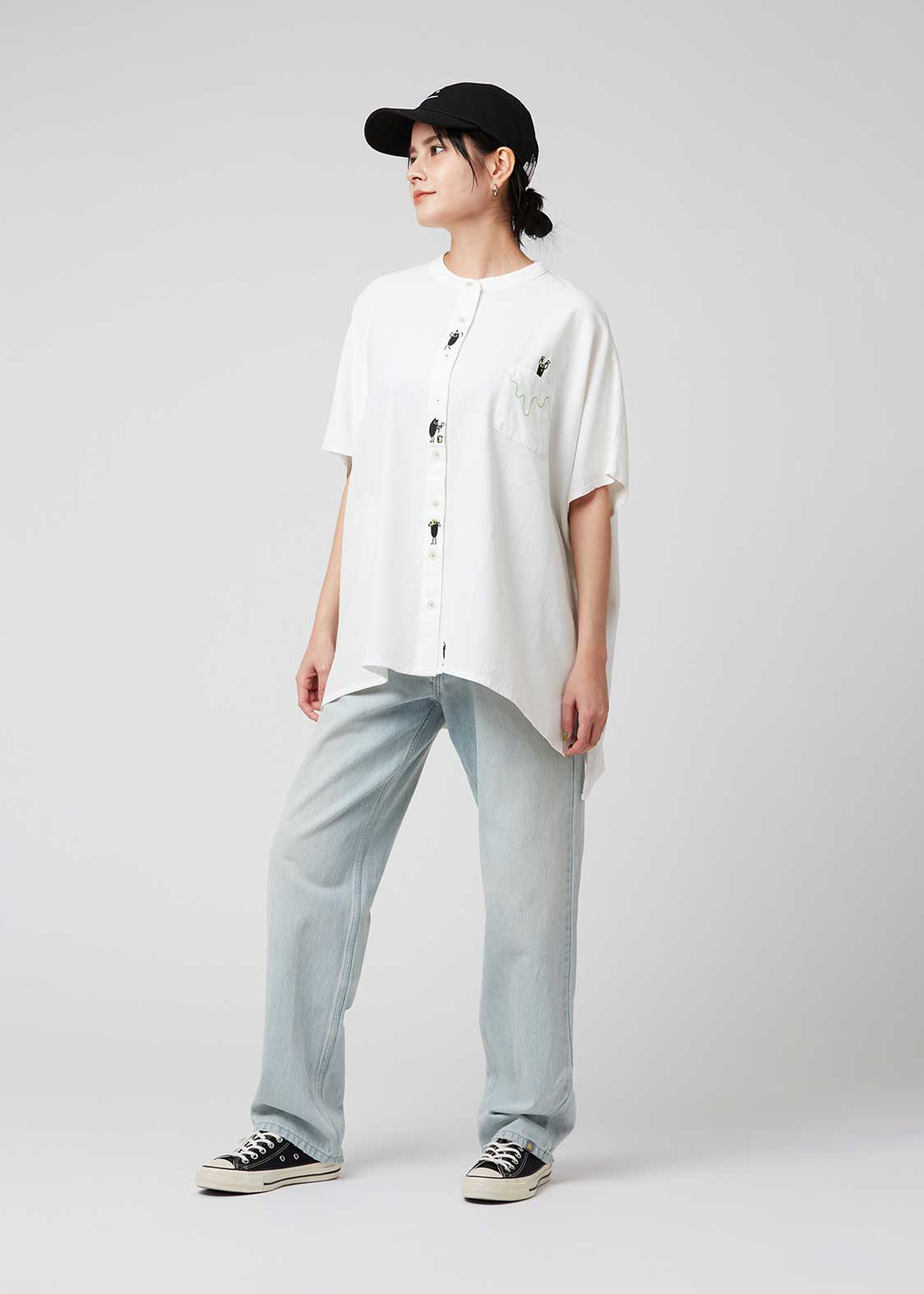 Box Silhouette Short Sleeve Shirt (Beautiful Shadow Creature) - Image 9
