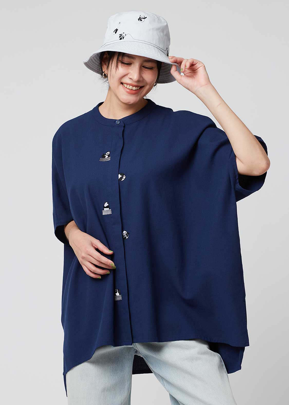 Box Silhouette Short Sleeve Shirt (Rolling Pandas Factory) - Image 10