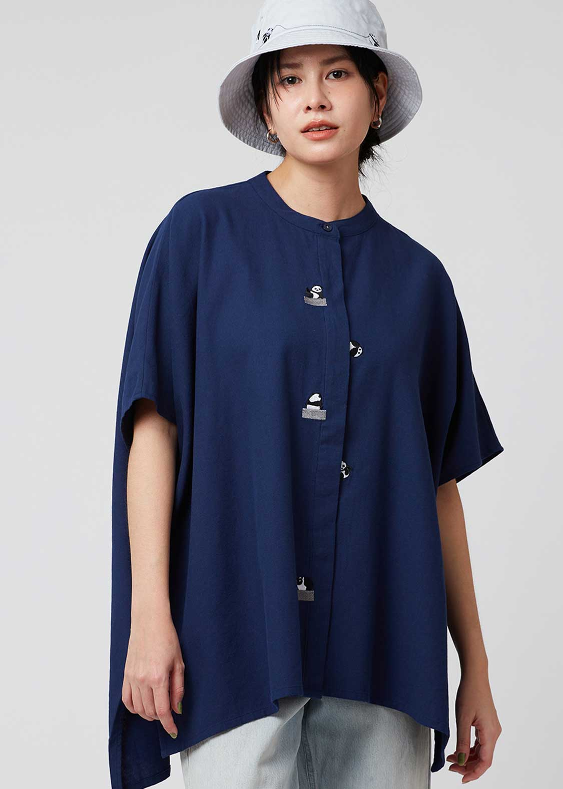 Box Silhouette Short Sleeve Shirt (Rolling Pandas Factory) - Image 7