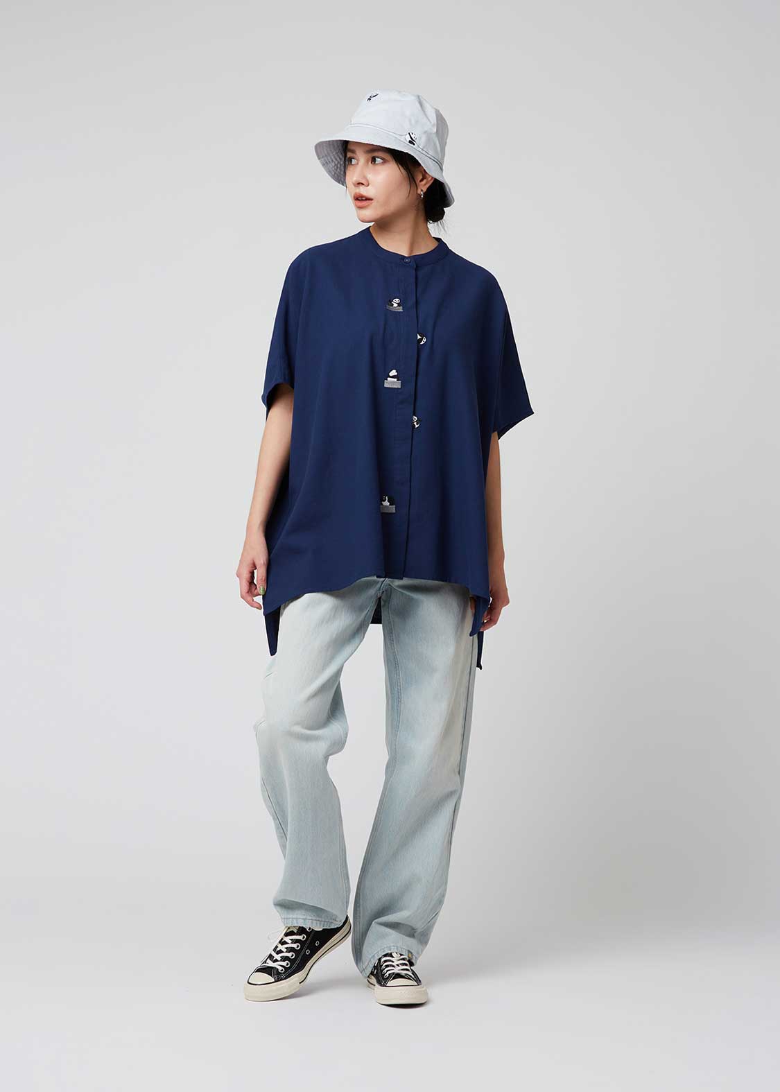 Box Silhouette Short Sleeve Shirt (Rolling Pandas Factory) - Image 9