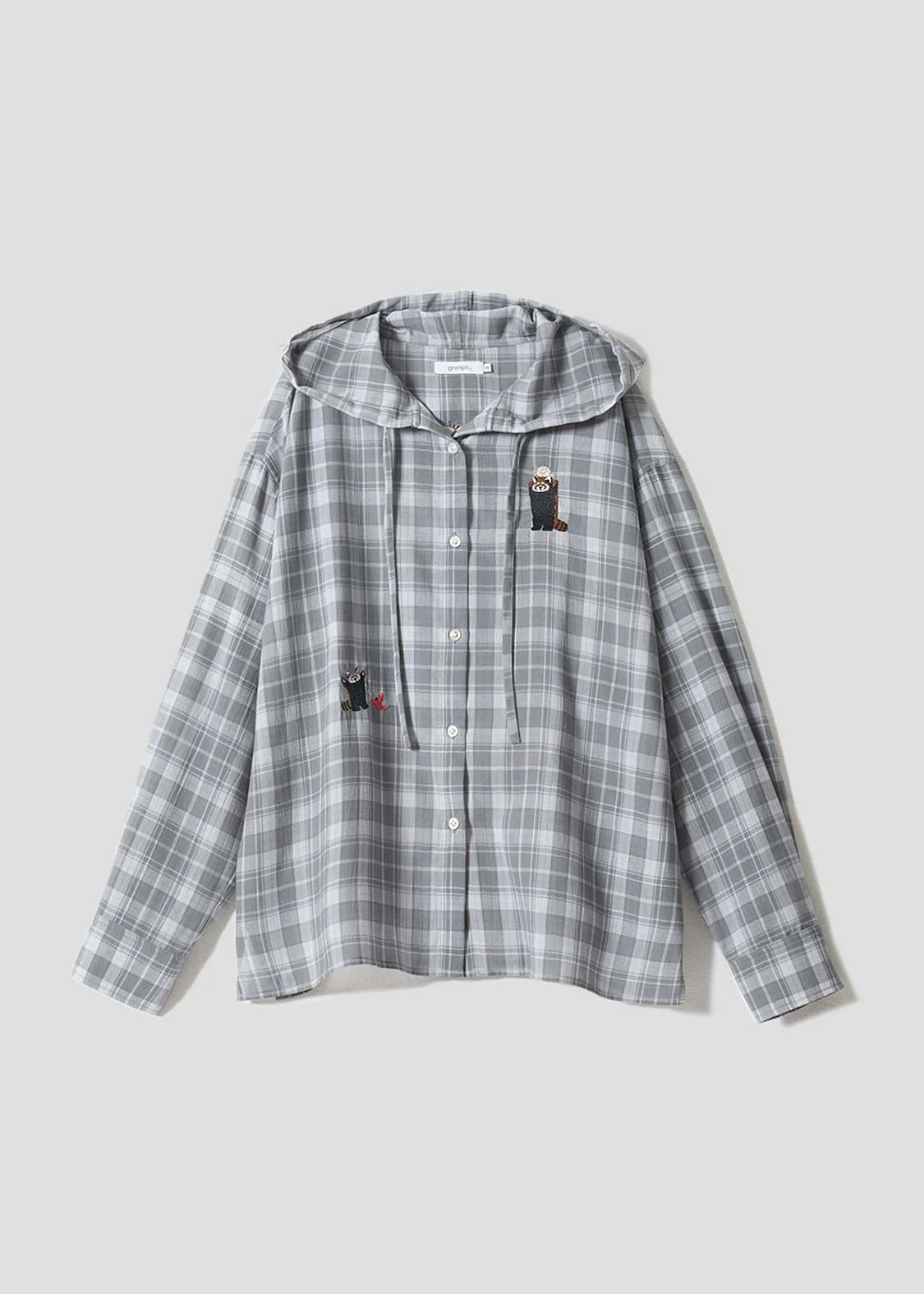 Ikaku Seicho | Sheer Hooded Shirt