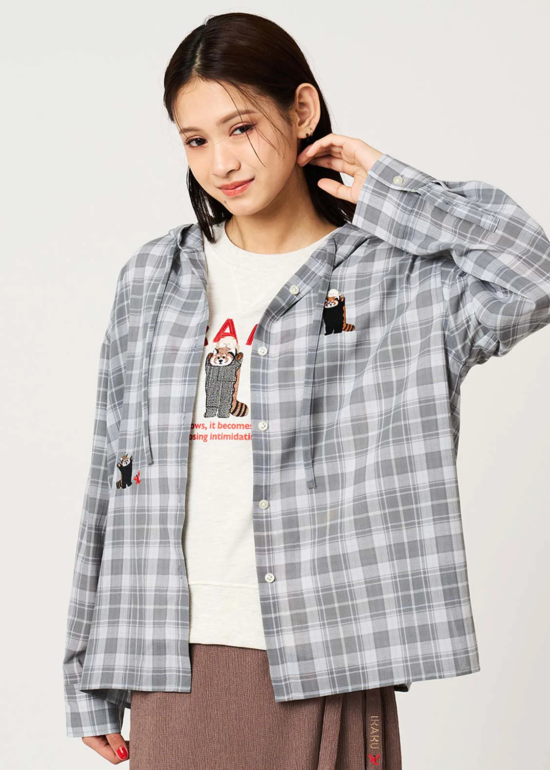 Ikaku Seicho | Sheer Hooded Shirt - Image 6