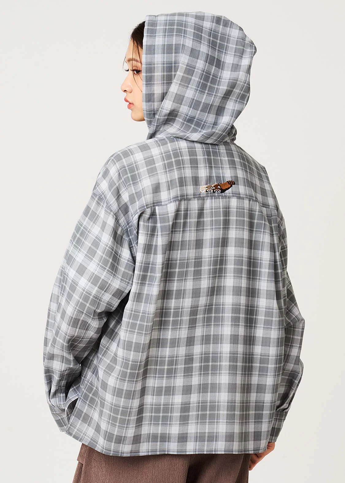 Ikaku Seicho | Sheer Hooded Shirt - Image 7