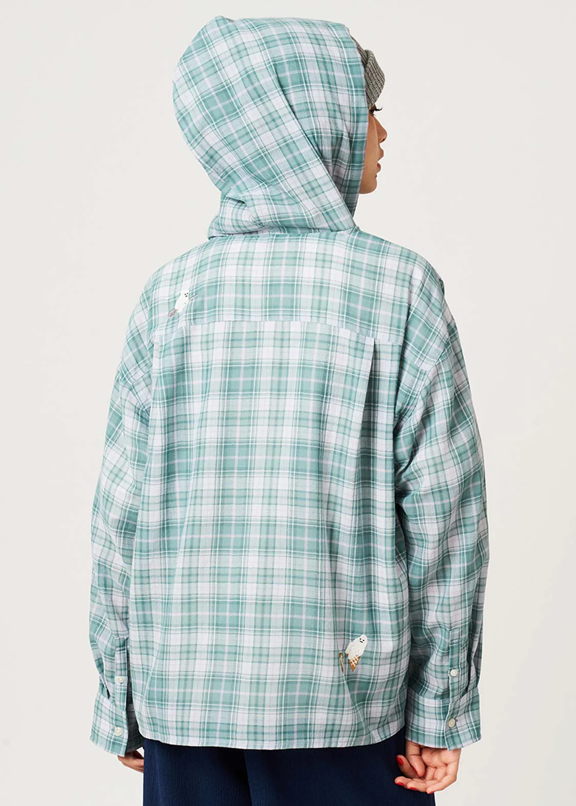 Icebonne | Sheer Hooded Shirt - Image 7
