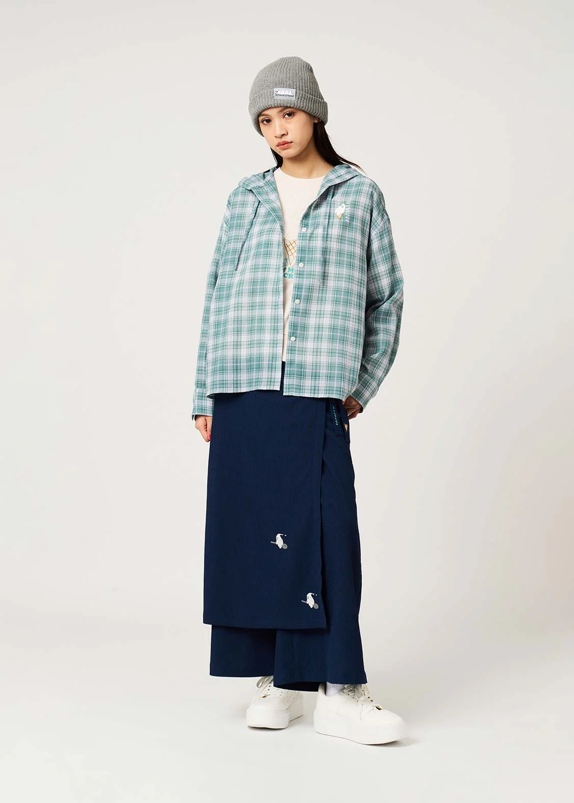 Icebonne | Sheer Hooded Shirt - Image 8