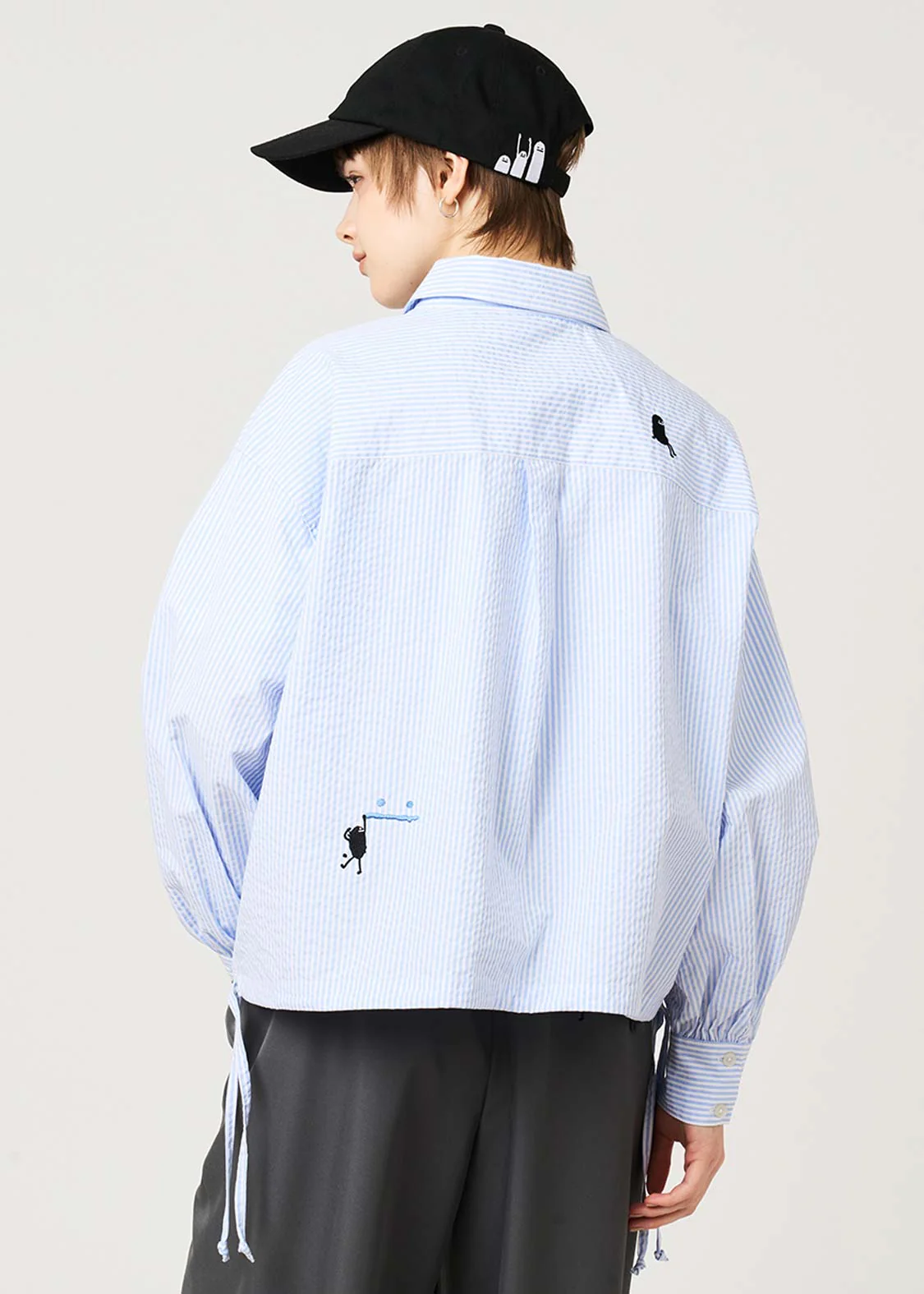 Beautiful Shadow Playful Paint | Drawcord Shirt - Image 7