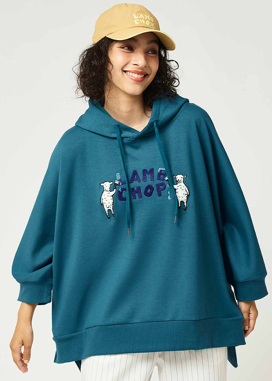 Ponte Poncho Parka (Lamb Chop painting) - Image 10