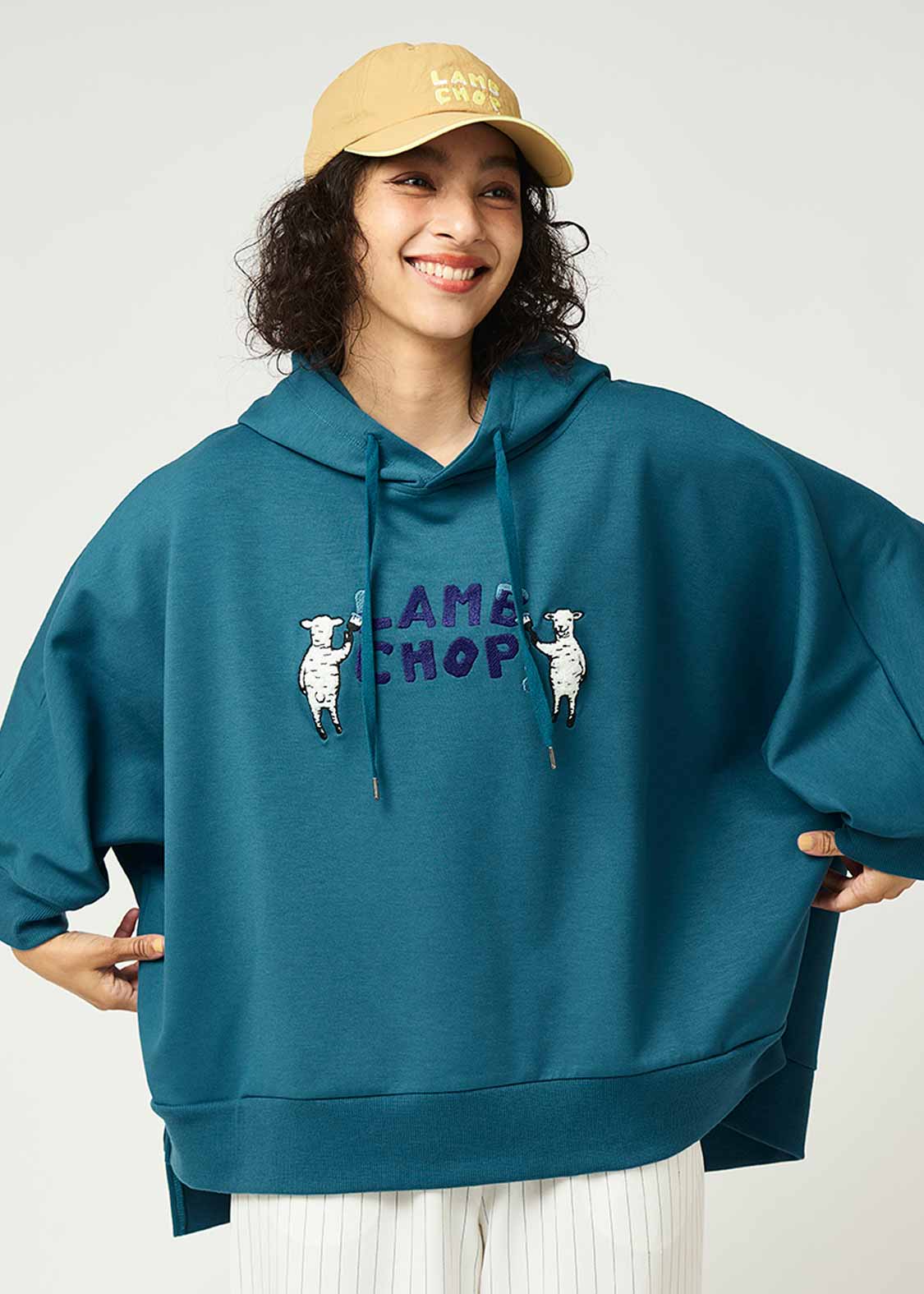 Ponte Poncho Parka (Lamb Chop painting) - Image 7