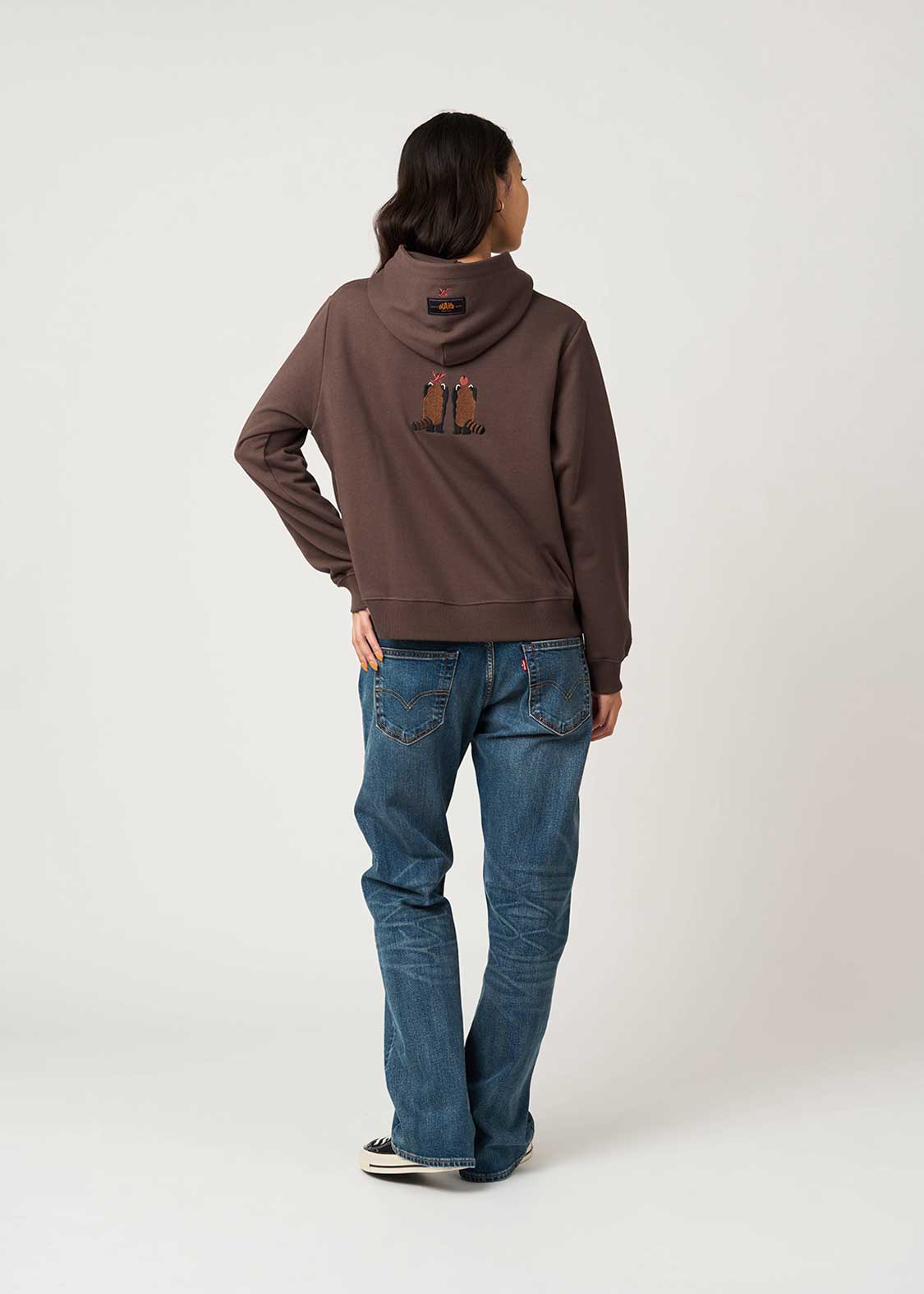 Ikaku Back Style | Cropped Fleece Hoodie - Image 10