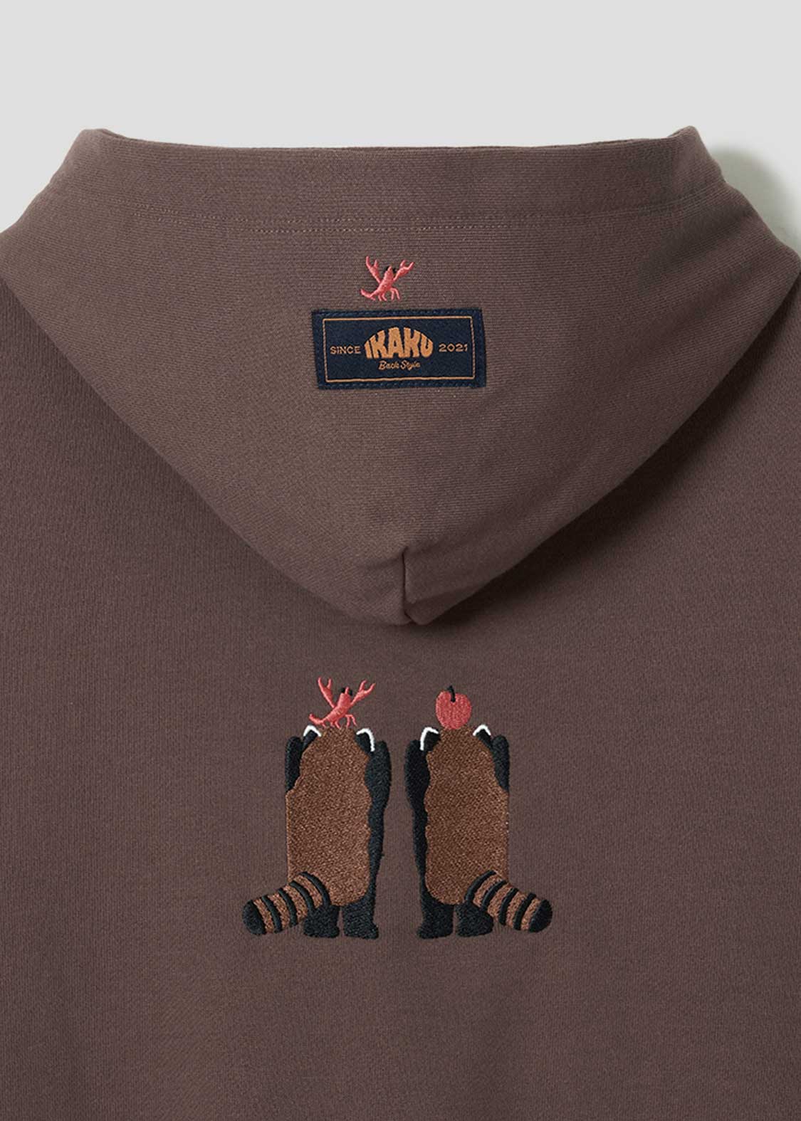 Ikaku Back Style | Cropped Fleece Hoodie - Image 4