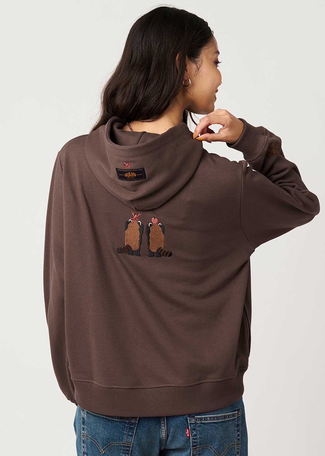 Ikaku Back Style | Cropped Fleece Hoodie - Image 7