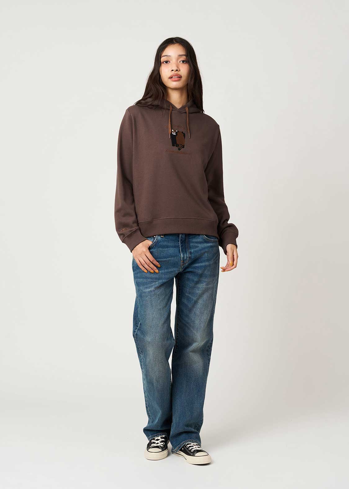 Ikaku Back Style | Cropped Fleece Hoodie - Image 8