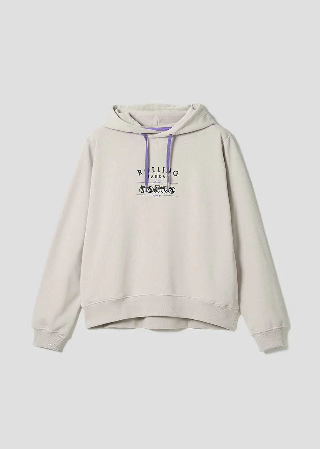 Rolling Pandas Kate | Cropped Fleece Hoodie