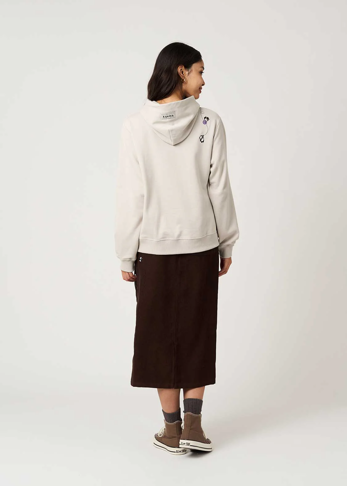 Rolling Pandas Kate | Cropped Fleece Hoodie - Image 10