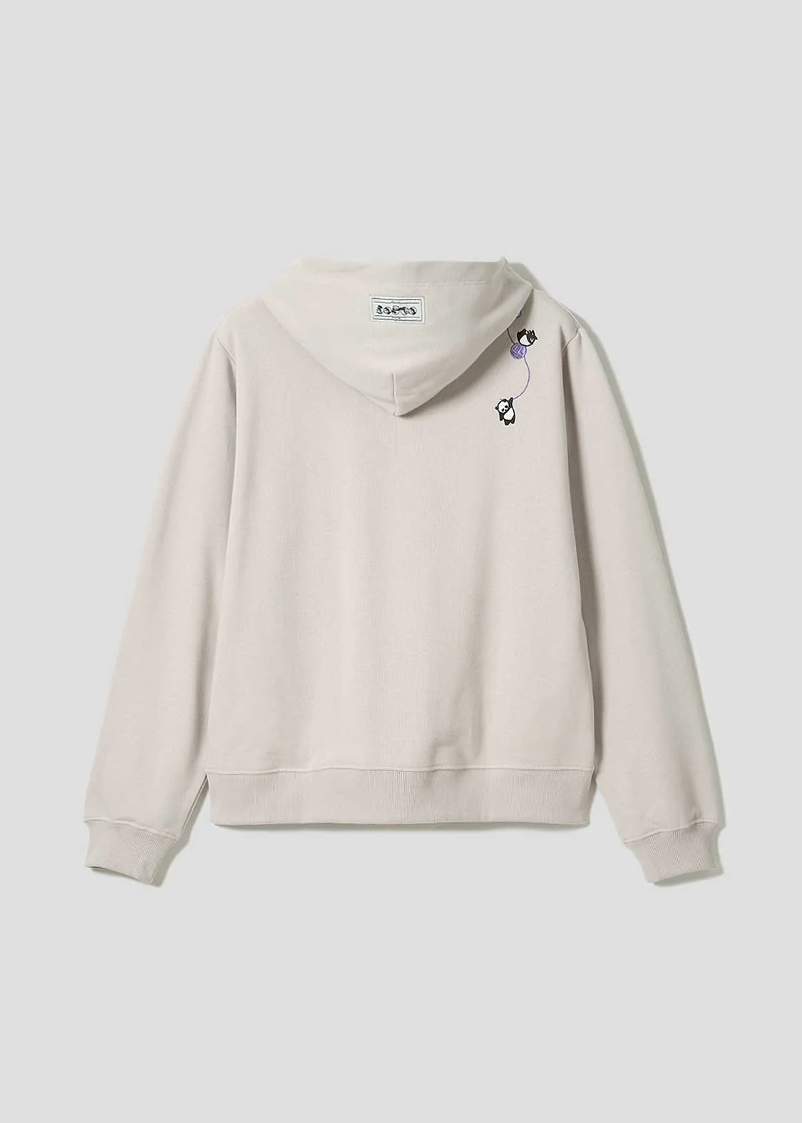 Rolling Pandas Kate | Cropped Fleece Hoodie - Image 2