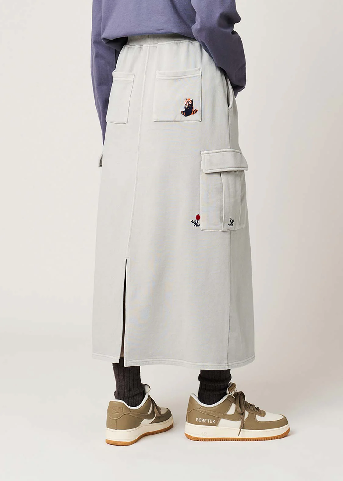 Ikaku Noringo | Fleece Cargo Skirt - Image 7