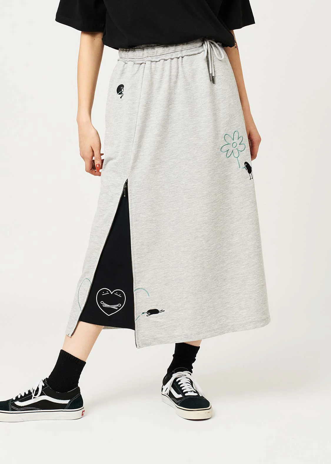 Magic Paint Beautiful Shadow | Slit Long Skirt - Image 9