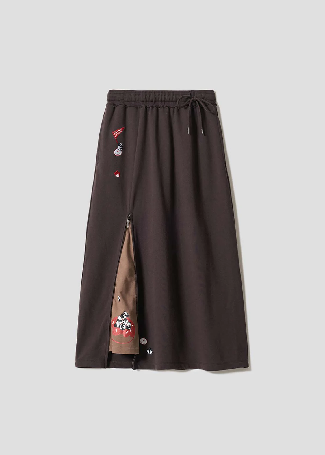 Rolling Panda'S Donuts | Slit Long Skirt