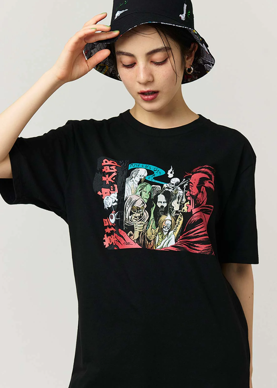 Shigeru Mizuki Graveyard Kitaro | T-Shirt - Image 6