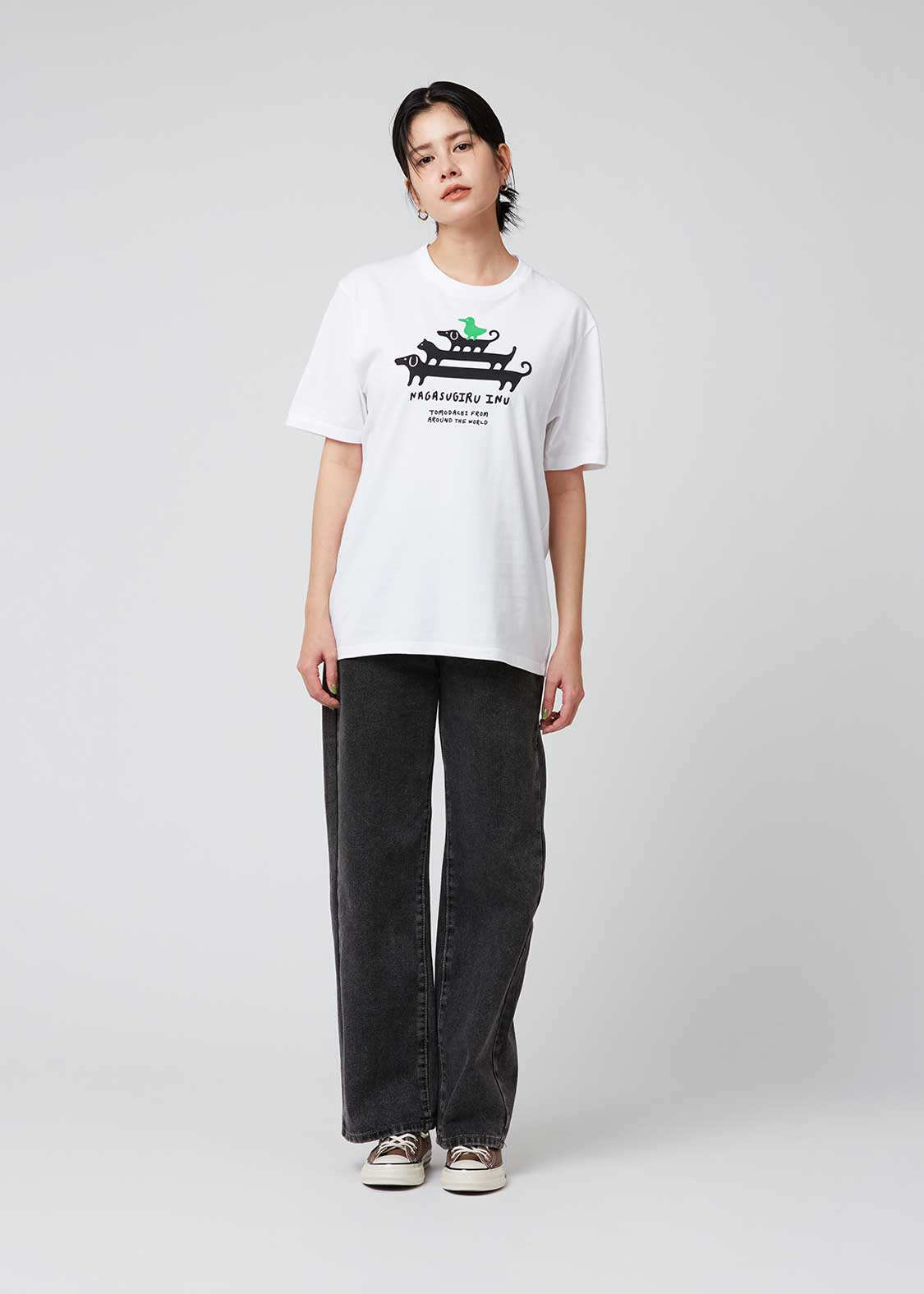 Nagasugiru Inu and Friends | Short Sleeve Tee - Image 2