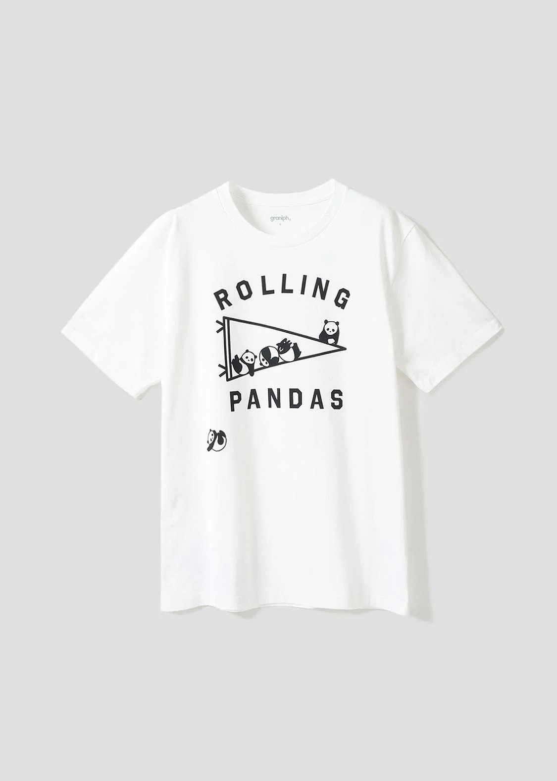 Rolling Pandas and Flag | Short Sleeve Tee