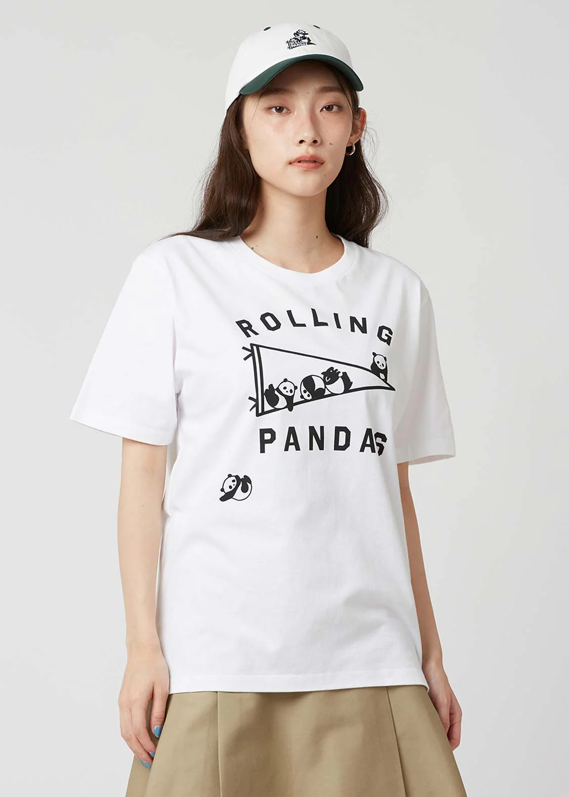 Rolling Pandas and Flag | Short Sleeve Tee - Image 10