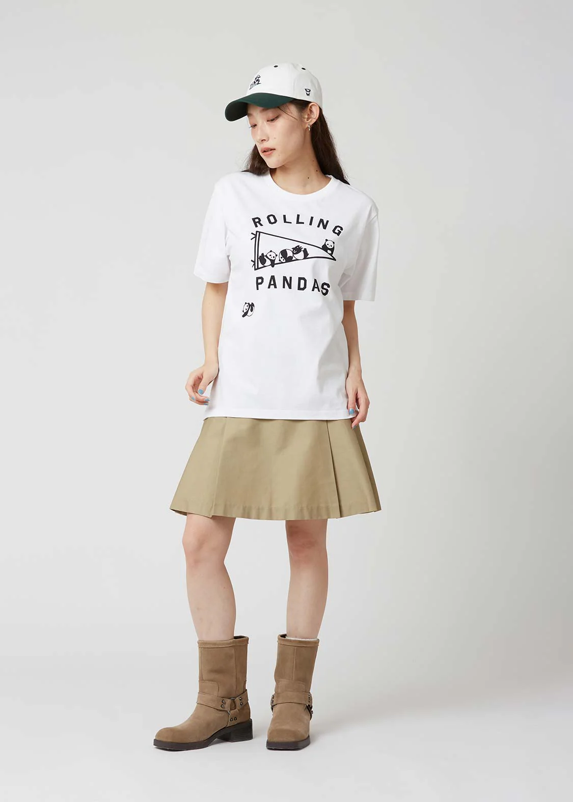 Rolling Pandas and Flag | Short Sleeve Tee - Image 2