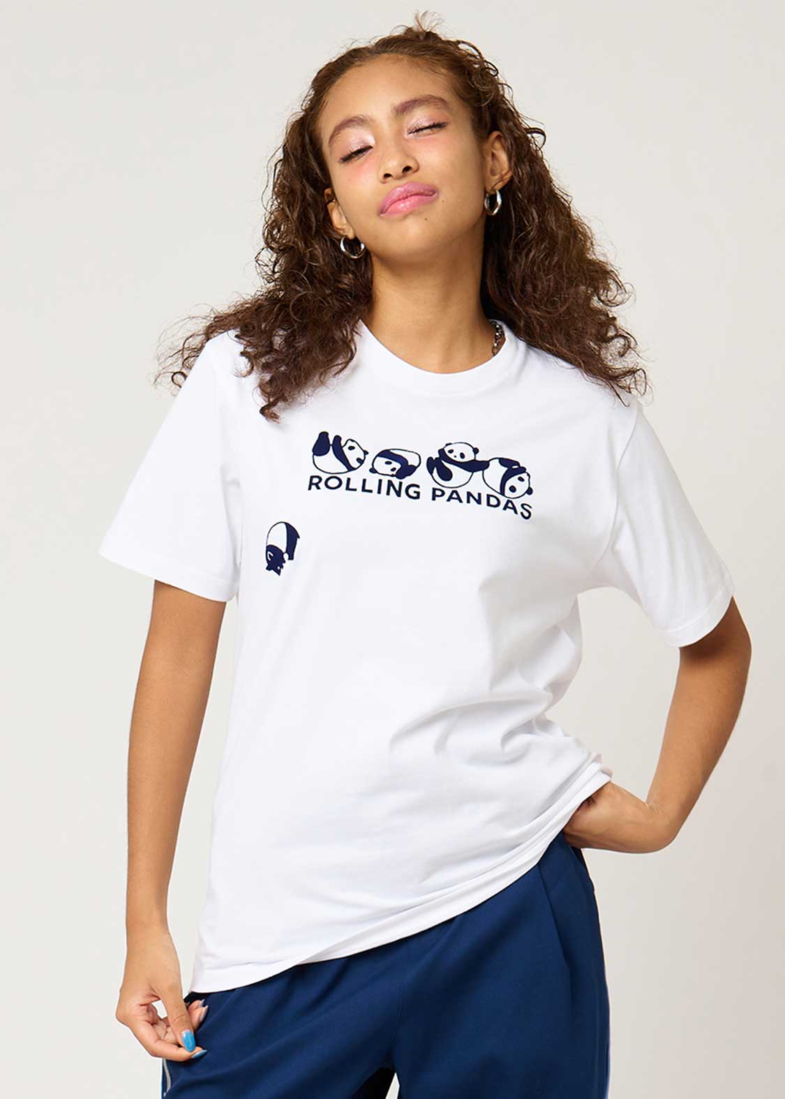 Rolling Pandas Long Logo | T-shirt - Image 10