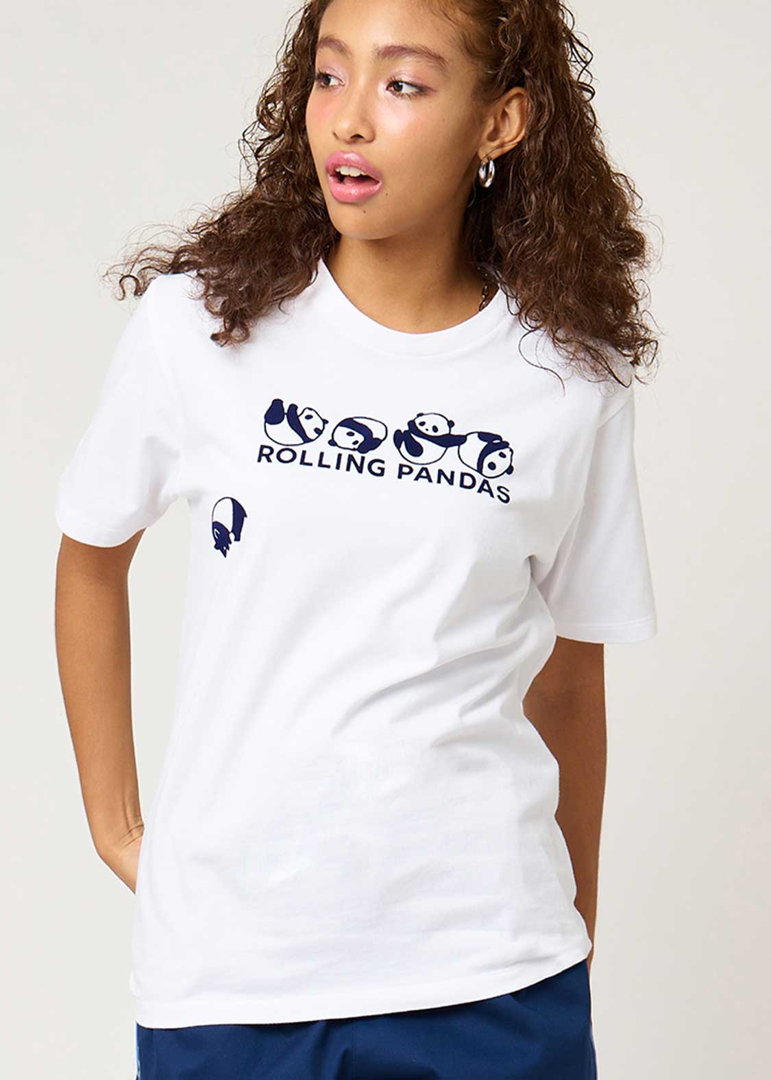 Rolling Pandas Long Logo | T-shirt - Image 7