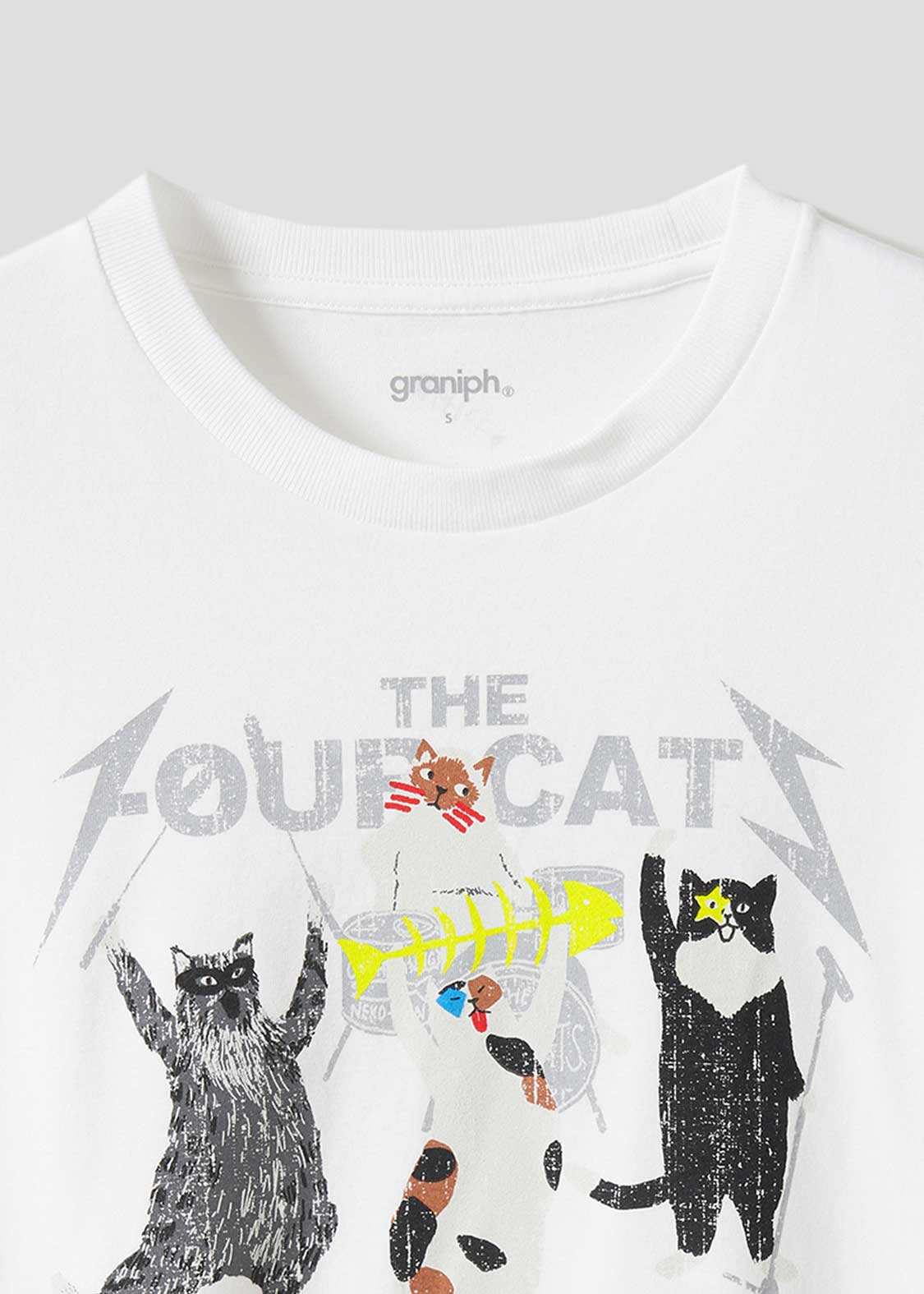 The Four Cats Guitar Solo | T-Shirt - Image 3