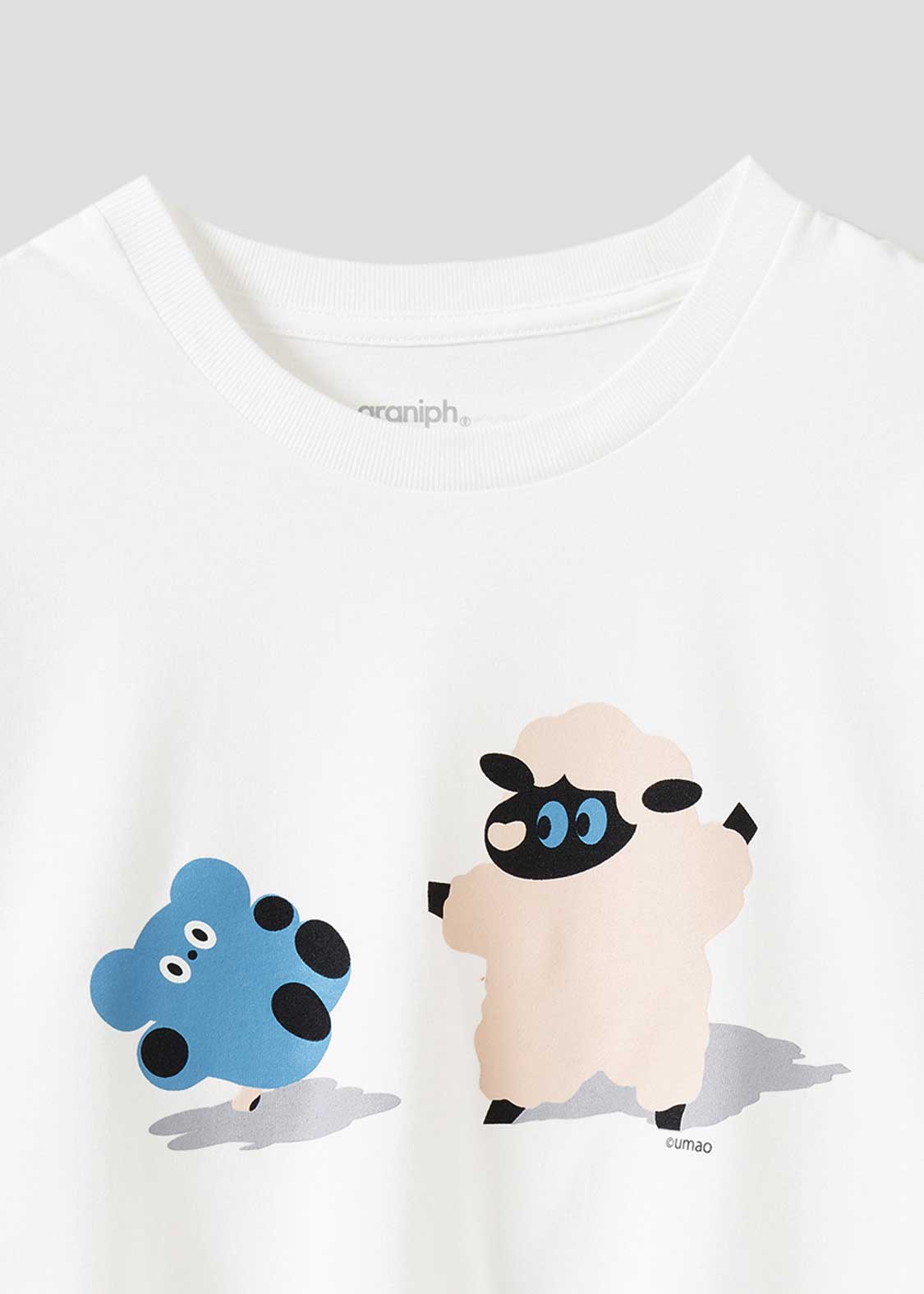 Umao x Lamb Chop - Bear And Lamb Chops | T-Shirt - Image 3