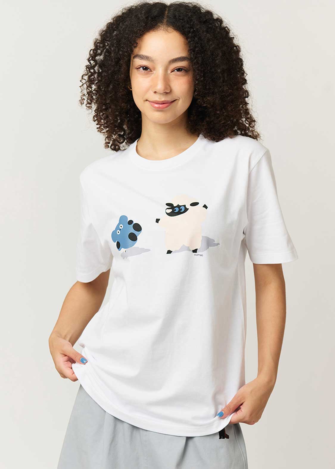Umao x Lamb Chop - Bear And Lamb Chops | T-Shirt - Image 9