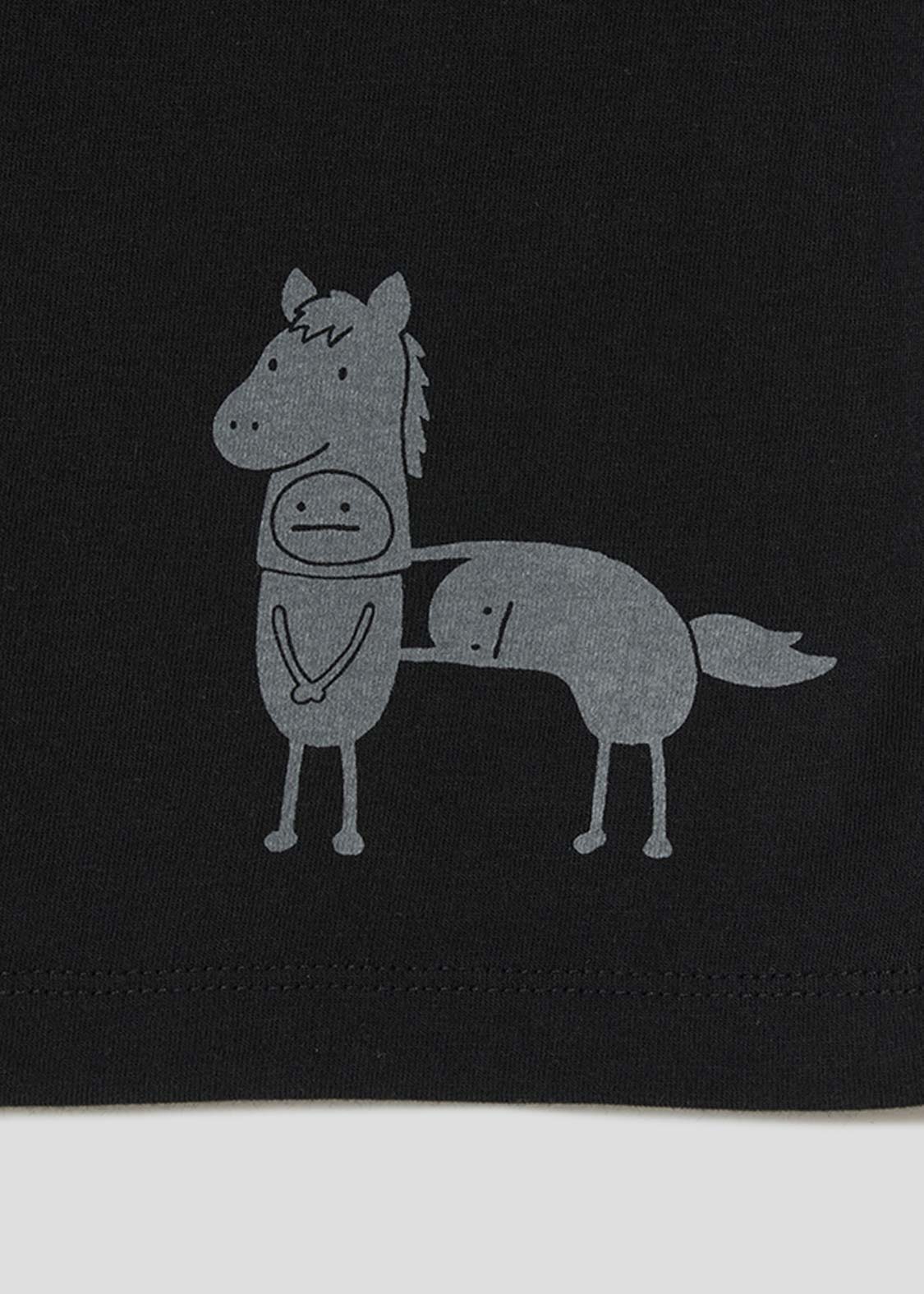Beautiful Shadow Horse 2 | T-Shirt - Image 5