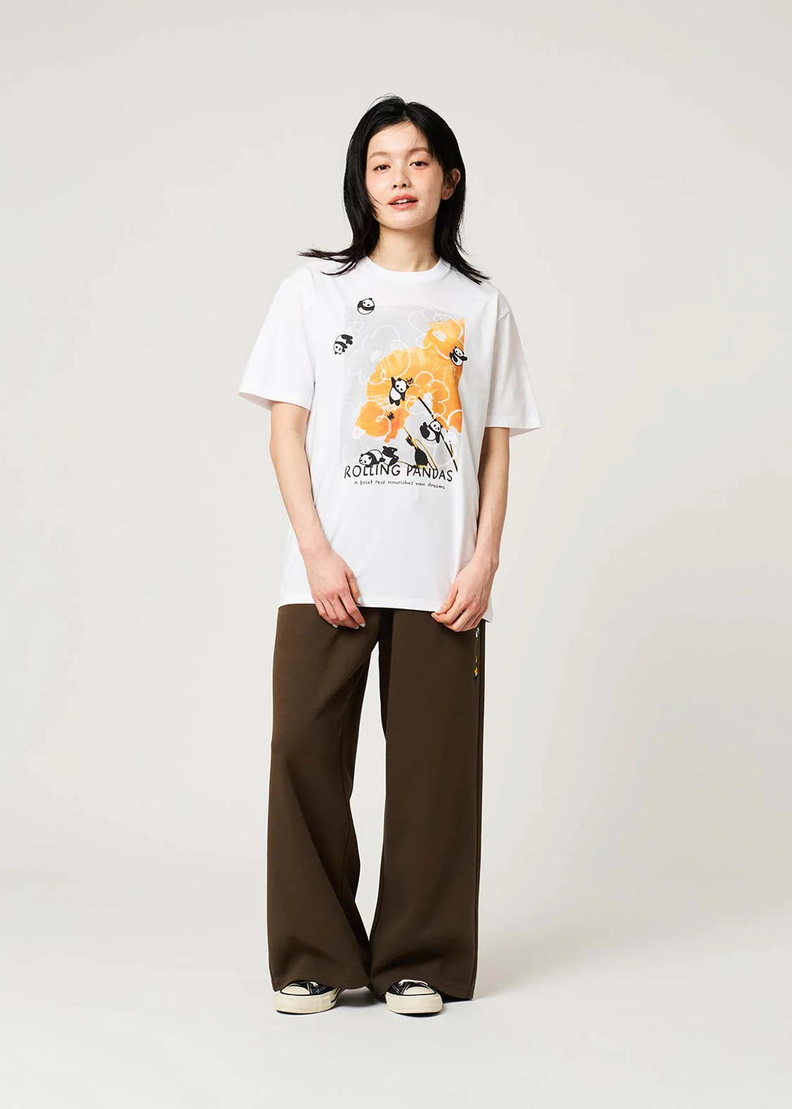 Rolling Pandas Flower | T-Shirt - Image 10