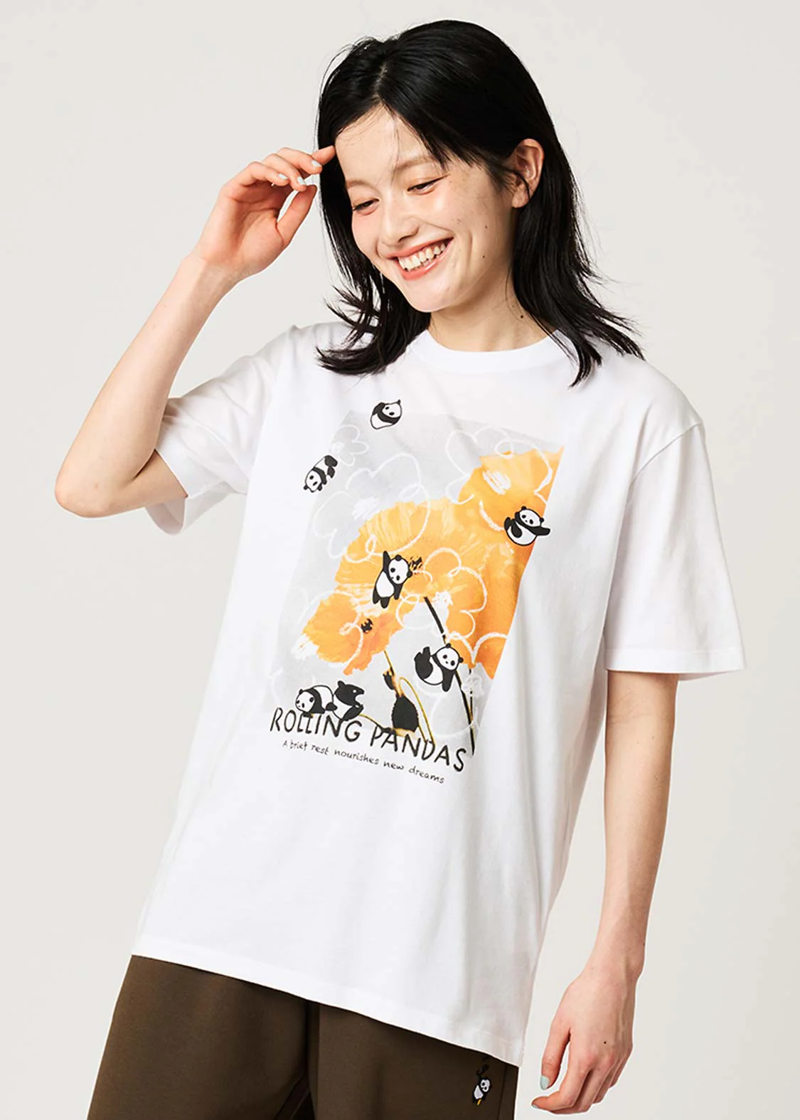 Rolling Pandas Flower | T-Shirt - Image 6